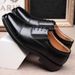 Spring And Autumn New Business Leather Shoes Men, Three-Connector Formal Work Shoes, Security Guard Interview Casual_vogvips.com