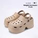 Women's Summer Platform Sandals High Heels Breathable Non Slip Thick Sole Two Way Design Beach Style Shoes_vogvips.com