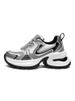 White Deer Ruth Same Style Silver Dad New Thick Sole Height Increasing Breathable Casual Sports Shoes Women_vogvips.com