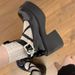 Women's Summer Thick-Soled Mary Jane Leather With Buckle, Round Toe, French Retro Style, Chunky High Heel Single Shoes_vogvips.com