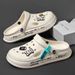 Designer Slippers Free Shipping 2025 New Fashionable Casual Breathable One Line Thick Soled Sandals Indoor Outdoor Wear For WomenA01_vogvips.com