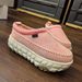 2025 New Winter Warm Anti-snow Boots For Women, Retro Style, Platform Tire Sole, Slip-on Lazy Cotton Shoes_vogvips.com