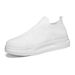 Men's And Women's Matching Casual Running Shoes - Flyknit Socks For One-Piece Footwear - 4cm Thick Bottom Elevated Lazy Shoes_vogvips.com