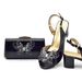 Shoe With Set Design Party Bow Rhinestone Wedding Shoe Bag_vogvips.com