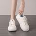 Little White Shoes Children Girls Students Leisure Sports Versatile Board Shoes Street Shooting_vogvips.com