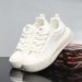 Men's Trendy Platform White Sneakers Breathable Casual Height Increasing Dad Shoes Spring Autumn Style 8873_vogvips.com