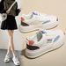Little White Shoes Female Student Versatile Casual Trendy Shoes Platform Fashion Board Shoes_vogvips.com