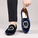 Men's Slip-On Loafers – Breathable Suede Upper, Cushioned Rubber Sole, Lightweight & Versatile (Black/Blue/Red, EU 39-48, 1-Day Dispatch)_vogvips.com