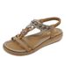G923-3 Spring Summer 2025 New Lightweight Comfortable Flat For Women Elastic Band Versatile Fashion Trendy Sandals_vogvips.com