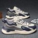 Men's Casual Sneakers With Thick Sole, Breathable Mesh Lining, Lightweight EVA Cushion For Comfortable Walking And Running_vogvips.com