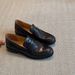 Vintage Slip-On Lazy Shoes For Women, Chunky Heel Flat Shoes, British Style Loafers_vogvips.com
