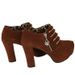 New European And American Style Chunky Short For Women, High Heel Ankle With Side Zipper, Martin Boots_vogvips.com