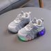 Children's Breathable Light-Up Running Shoes 2026 Spring Boys And Girls Soft Sole Non-Slip Mesh Sneakers For 1-6 Year_vogvips.com