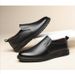 Euro Step 2025 New Middle-aged And Elderly First Layer Cowhide Slip-on Casual Leather For Men Business Formal Sole Soft Surface_vogvips.com