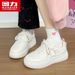 Huili WBN(JS)-3437 Women's Shoes Autumn Dopamine Original Niche Butterfly Casual Versatile Sneakers (Magic)_vogvips.com