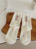 Unisex Soft Cotton Crew Socks With Flocked Heart Design – Breathable & Comfortable – Classic Neutral Colors – Perfect For Everyday Wear_vogvips.com