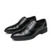Men's Size 46 New Fashionable Men's Business Dress Korean Version Trendy Carved Leather Shoes_vogvips.com