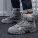 Outdoor Cross-country Mountaineering Running Shock-absorbing Hiking Shoes_vogvips.com