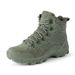 Breathable And Non Slip Men's One Size Fits All High Top Adhesive Yellow Flat Heeled Hiking Shoes, Combat Boots_vogvips.com