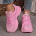 2024 Dad Mesh Breathable White Thick Sole Height Increasing Casual Export Large Size Sports Women's Shoes_vogvips.com