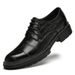 Korean Embossed Crocodile Pattern Men's Shoes Men's Style Casual Rubber Heightening Leather Shoes_vogvips.com