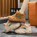 Platform Mid-top Boots Women's Platform Dad Shoes Mountaineering Boots Lace-up Heightening Casual Women's Shoes_vogvips.com