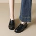 Platform Loafers Women's New Autumn Retro Single Shoes British Style Small Leather Shoes_vogvips.com