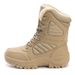 Outdoor Shoes Tactical Boots Off-road Training Shoes Hiking Mountaineering Tall Tube Plus Snow Boots Mountaineering Anti-skid_vogvips.com