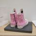 New European And American Style Canvas High-Top Pink Tassel Ripped Sports Casual Women's Breathable Round-Toe Lace-Up_vogvips.com