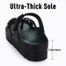 Crestar Women Platform Sandals New EVA Insole Clogs With Arch Support Adjustable Buckle Slippers Outdoor Thick Bottom Sandals_vogvips.com