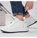 Thick-soled Heightening Board Shoes Men's Invisible Inner Heightening Shoes Cowhide Hollow Breathable Leisure Sports_vogvips.com