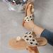 2026 Summer Flat-bottomed Beach Sandals Women's Rhinestone Simple And Light Casual Buckle Toe Sandals_vogvips.com