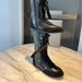 Women Boxing Boots Lancui Version Boxing Boots~ Lace-Up Side Zipper Genuine Leather Belt Buckle Short Martin Flat Fashion Boots_vogvips.com