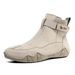 Retro Style Martin Boots Men's Leather Large Size Men's Shoes High Top Wear-resistant Outdoor Casual Shoes_vogvips.com