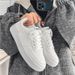 Summer Men's Shoes Breathable Shoes Male Students Trend Versatile White Shoes Platform Sports Casual Board Shoes Trendy Shoes_vogvips.com