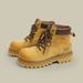 Martin For Women 2024 New Non-Slip Thick Sole Yellow Genuine Leather Versatile British Style Student Work Short Boots_vogvips.com