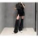 Women's Ankle Boots Pocket-Detailed Canvas Sneakers 2025 Fall/Winter New Versatile_vogvips.com