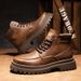 European Warm Series Autumn Winter New Heel High Top Side Zipper British Style Martin Cold Adhesive Workwear Casual Thick Sole Sports Men's_vogvips.com