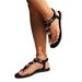 Women's Plus Size Ethnic Style Beaded Fashion Versatile 2025 Summer New Flat Breathable Casual Sandals For Women_vogvips.com