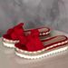 Large Size Women's Foreign Trade, European And American Style Summer Wedge Heel Bow Slippers For Women, Beach Sandals_vogvips.com