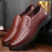Man Sport Shoe Loafers Men Non-slip Leher Slip-on Black Driving Sneakers Male Dress Shoes Light Brehable Footwear_vogvips.com