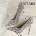 MTX 9219-1 Style Women's Shallow Mouth Pointed Toe Sparkling Sequins Sexy Slim Nightclub High Heels Single Shoes_vogvips.com