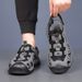 Sandals 2025 New Summer Mesh High-end Beach Men's Youth Sports Casual Hollow Out Hole Shoes Trend_vogvips.com