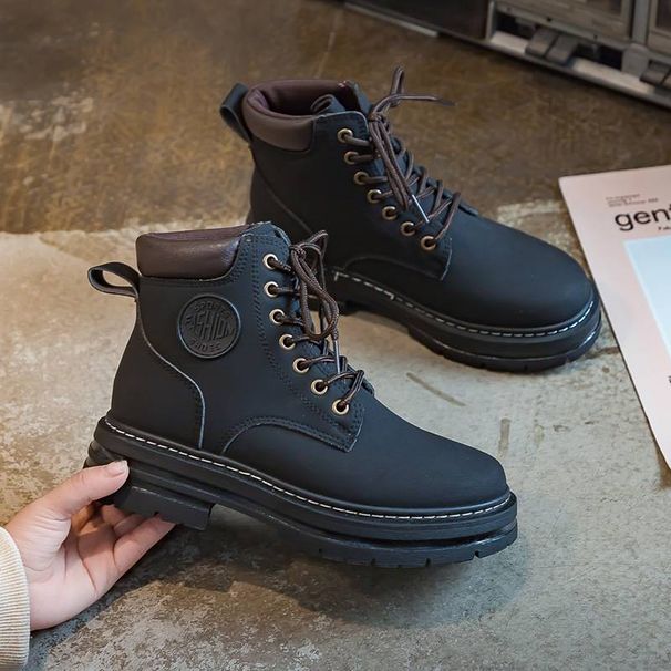 NEW Couple's Martin Boots 2025 Autumn/winter Retro Workwear Women's Boots Short Boots_vogvips.com