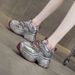 Dad Shoes Women's Thick-soled Inner Height Increase Casual Versatile Style Lace-up Women's Shoes_vogvips.com