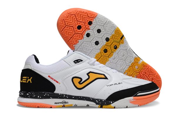 with Low Durable Flat Heel Shock-absorbing Suitable Anti-slip Sole For Indoor Use To Resistant Twisting JOMA IC Football Shoes_vogvips.com