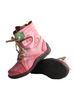 Pink Outdoor Hiking Boots - Waterproof Anti-Slip Hook-and-Loop Trekking Boots For Children's Adventure & Daily Wear_vogvips.com
