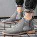 European Warm Series Men's Shoes 2025 Four Seasons Fashion Trend High-top Ankle Large Size British Style Pointed Toe Martin Boots_vogvips.com