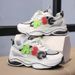 Four Seasons Sneakers Mesh Casual Shoes Thick Sole Boys And Girls Shoes Children's Fashion Shoes_vogvips.com