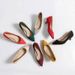 Women's Pointed Toe Flats Black Low Heeled Professional Work Shoes Apricot Suede High Heels Plus Size 43 New Spring Style_vogvips.com